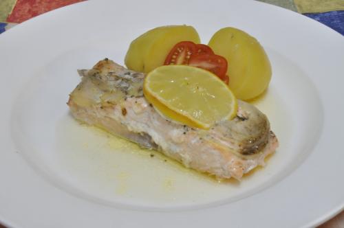 Pečený losos na bílém víně – Snadné recept z Usa kuchyně, hotový za 30 - 45 minut